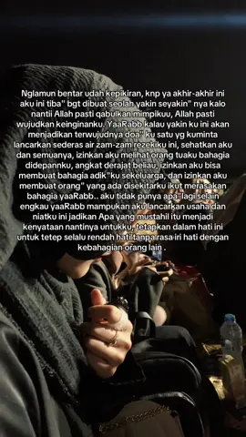 Untuk kali ini menangkan aku yaaRabb.. Nulisnya sambil nangiss🥹😭 yaaRabb ridhoi dan maafkan hambamu ini yg banyak maunya ♥️🤲🏻  #masukberanda #arabicsong #arabic #bismillah #sukses 