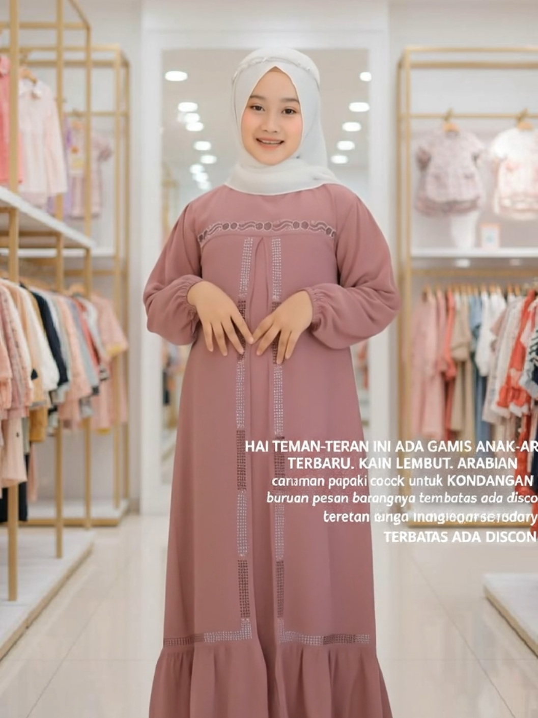 Gamis Abaya Hitam Anak Perempun#gamis #anak #terbaru #gamiskekinian #lagitrending 