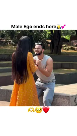 Male ego ends here🙇‍♂️❤️