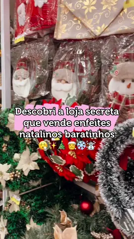 ✨ Descobri a loja secreta que vende enfeites Natalinos MUITO baratinhos 🎄😍 Se vocês amam achadinhos de Natal… vocês vão surtar com esses! Querem parte 2? 👀 ❤️ Curte aí, comenta “NATAL” e me segue pra não perder as próximas dicas! #chistmas #enfeitesdenatal #natal2025  #decoracaonatalina 