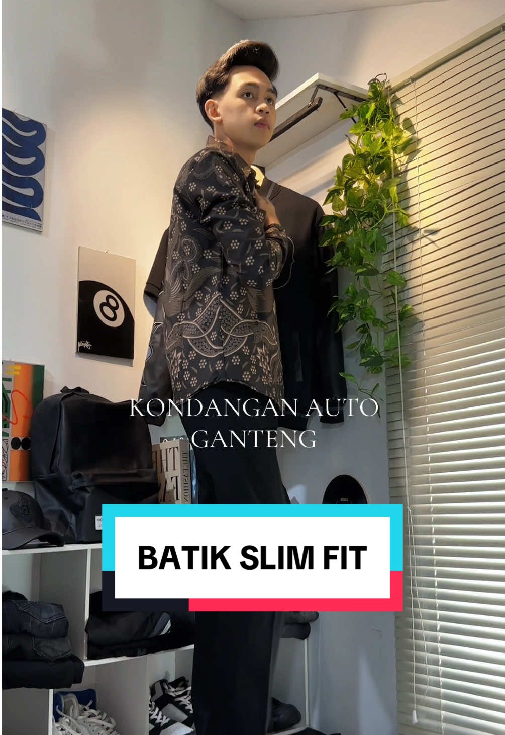 PAKE INI AUTO GANTENG😎 #batikkondangan #batikpremium #batikmodern #batikpria #batikslimfit 
