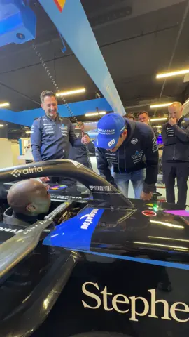 There’s someone wicked in Carlos’ car 👀💚 #f1 #f1tiktok #wicked 