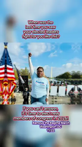 REMOVE THE REGIME 👊🏾  Today, we marched. What an honor and responsibility to lead thousands with my fellow candidates through DC to make our intention known: IMPEACH, CONVICT, REMOVE 👏🏾 #changewecanbuildtogether #CourageCandidate #WoodsonForCongress 