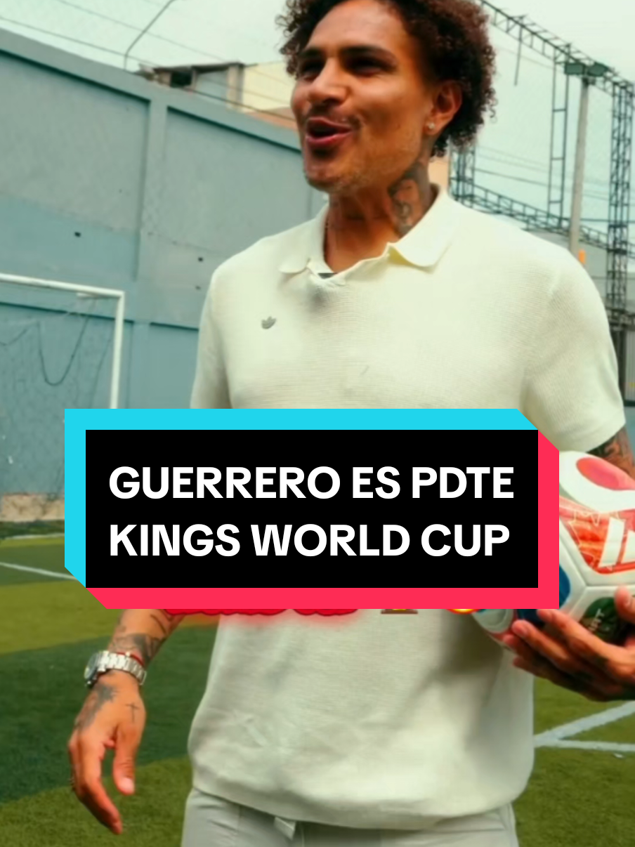 Paolo Guerrero presidente de Perú en la Kings World Cup. Guerrero presidente Kings League. #PaoloGuerrero  #elzein  #KingsLeague  #seleccionperuana 