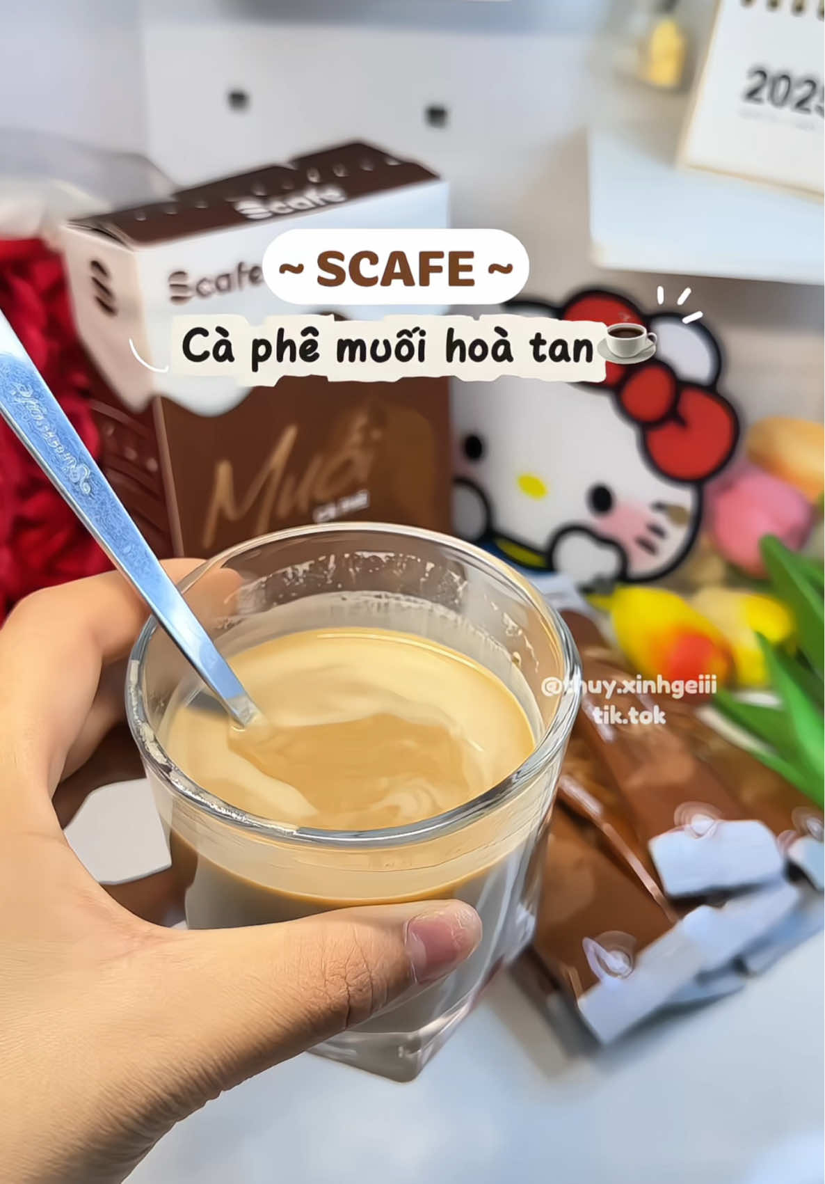 - Cà phê muối hoà tan chuẩ.n vị Huế ~ Scafe, thơm ngon lắm ☕️#scafe #cafemuoiscafe #cafemuoi ##saltcoffee #thuyxinhreview 