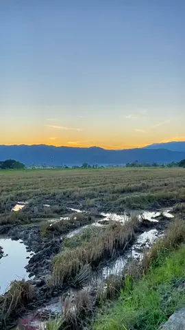 ธรรมชาติบ้านฉัน มุมมองหลังเก็บเกี่ยว #ธรรมชาติ #ภูเขา #พระอาทิตย์ตก 