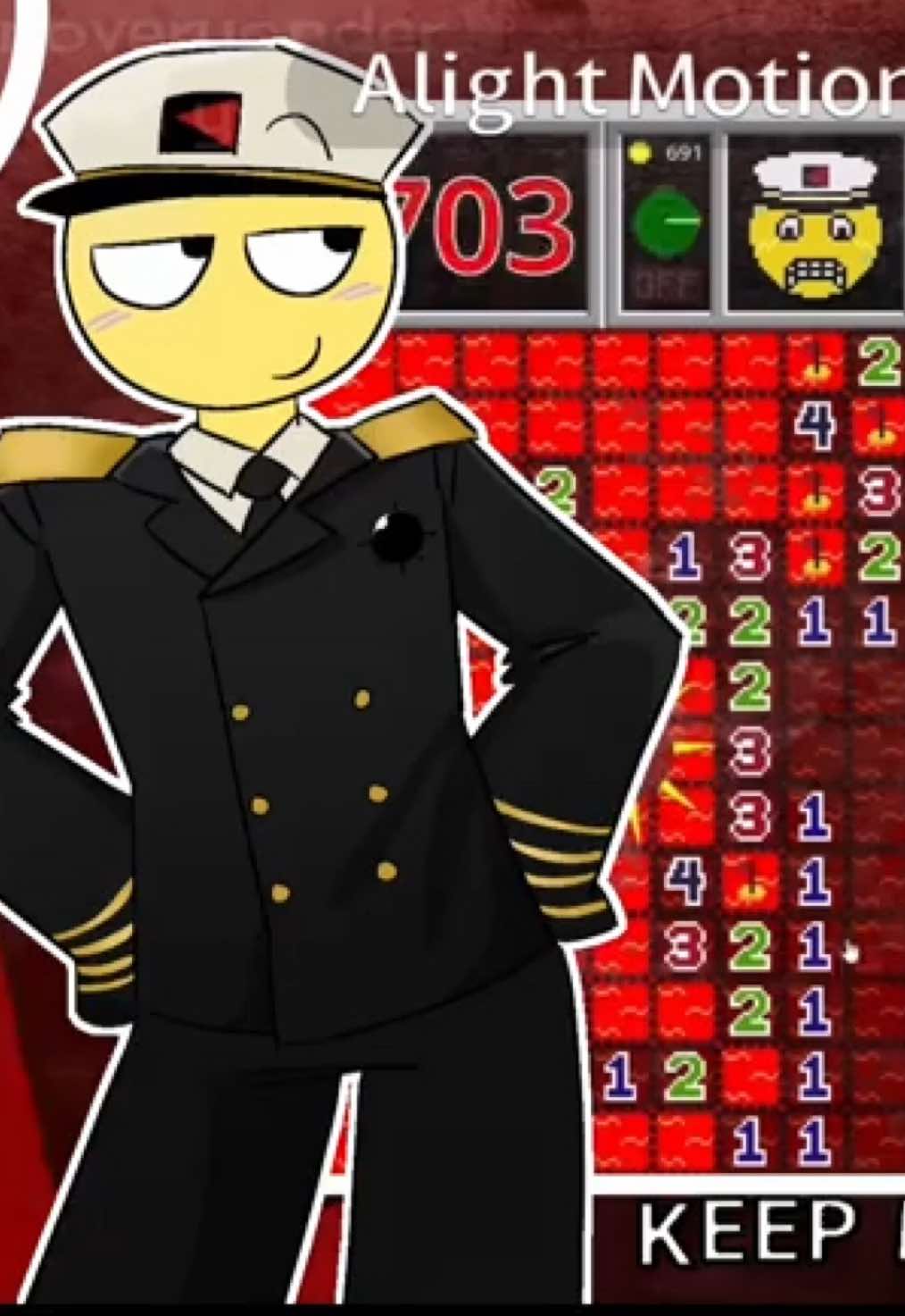 WHATEVER! go my #minesweeper lings …. ive only played the other two versions teehee #fyp #minesweeperplus #animationmeme #alightmotion 