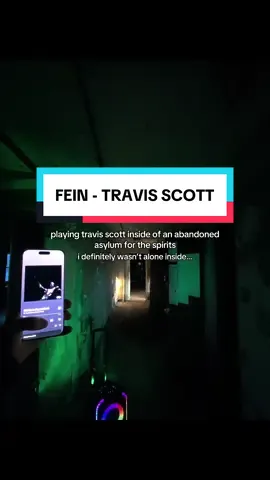 playing travis scott (fein) inside of a haunted abandoned asylum for the spirits ! comment which song is next 🤝 #haunted #paranormal 