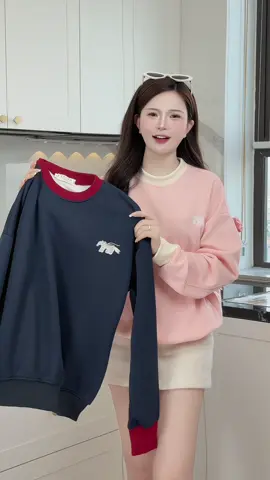 Áo nỉ thêu ngựa dễ thương #champhanreview #aoni 