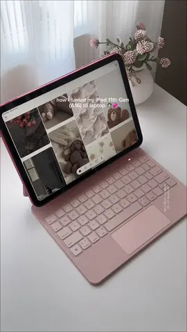 how I turned my ipad to laptop using this Goojodoq magic keyboard. 💗👩🏻‍💻✨ #goojodoqmagickeyboard #ipadessentials #ipadgirly #ipadmusthaves #ipadmagickeyboard 