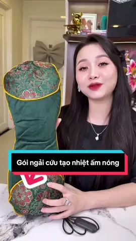 Gối ngải cứu cắm điện làm nóng #phạmminhthu888 #MinhThu #minhthureview #mẹbốibốinè 