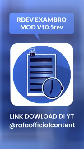 Yang Mau langsung mampir ke chanel YT yaa #rdevexambrowser  #exambromod  #fyp  #mod 