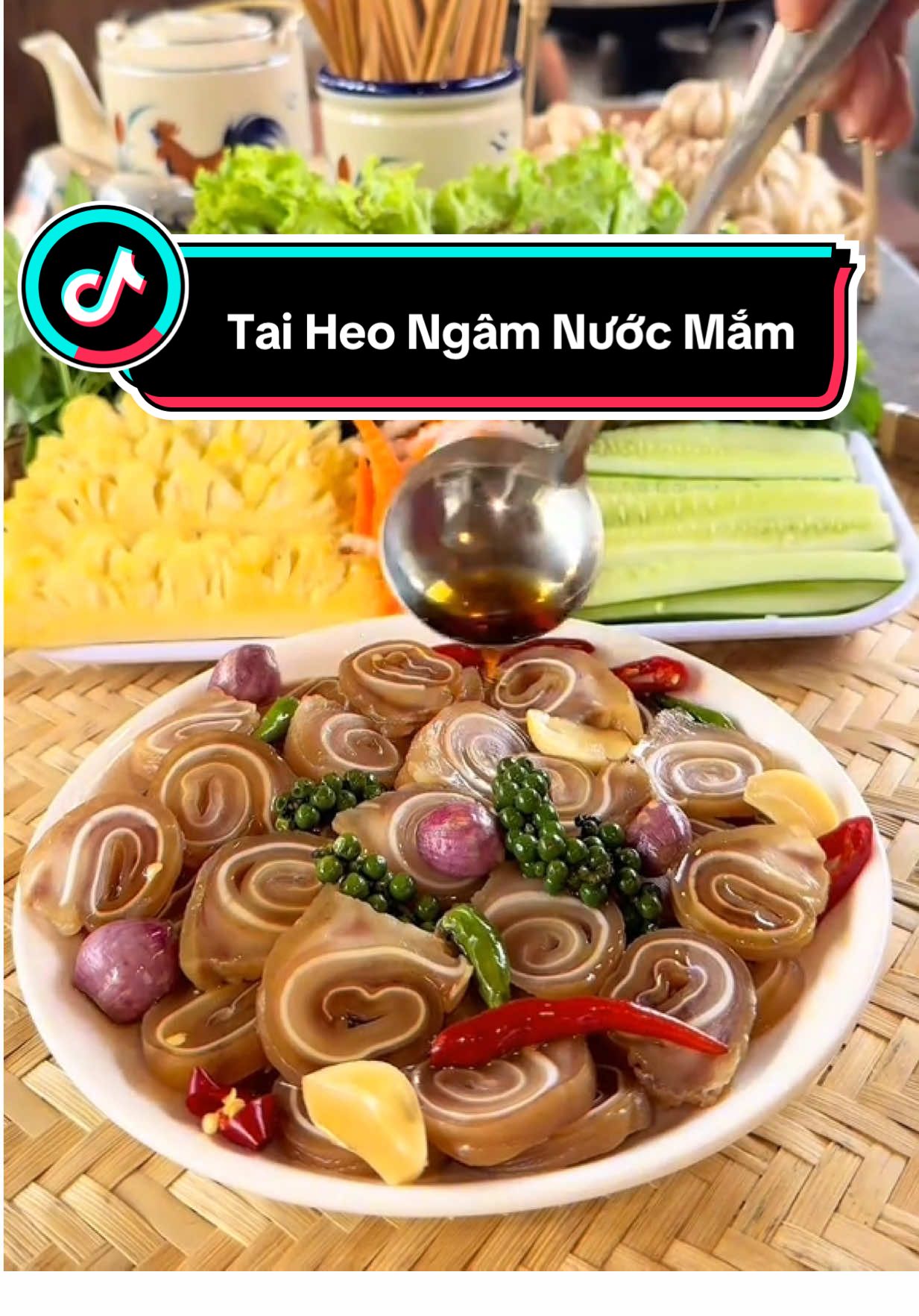 Cách làm Tai Heo Ngâm Nước Mắm thơm ngon mà siêu đơn giản 🥰 #huongmientay #nauan #xuhuong #monanngaytet #taiheongam 