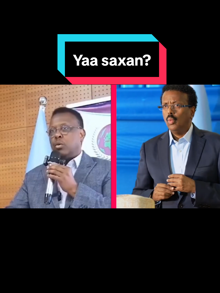 #CapCut  Yaa saxan Madaxweyne Mohamed Abdullahi Farmaajo iyo Wasiir Hassan Maolim? #foryou #comedia #viralchallenge #virals 