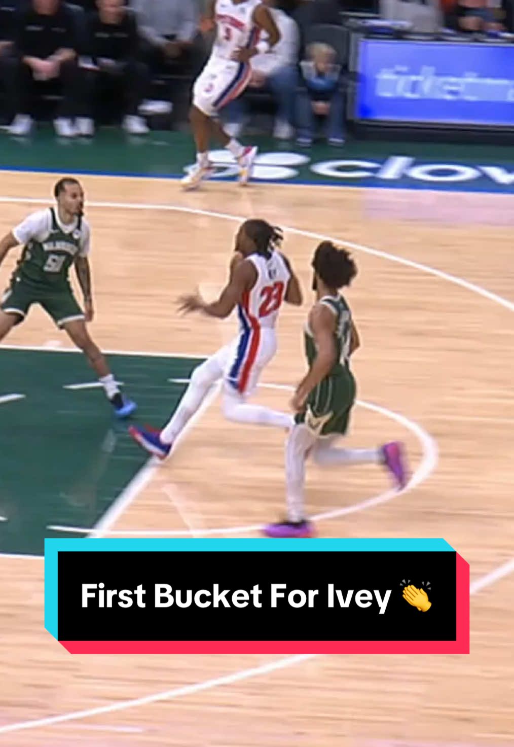 Jaden Ivey is back in action 🔥 #NBA #Basketball #Pistons #JadenIvey 