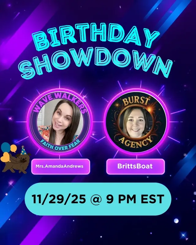 Turning another year older and going LIVE to throw hands (nicely 😌) 🎉 Let’s make this birthday match unforgettable!