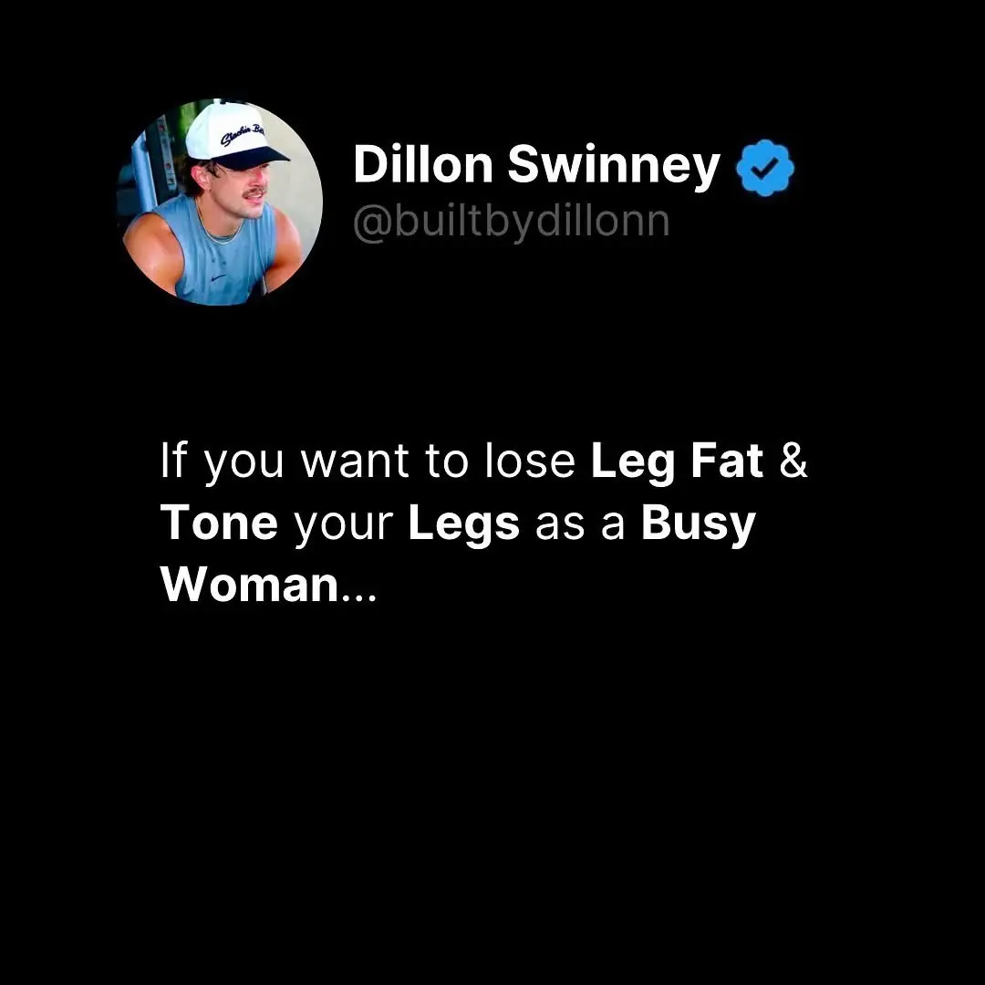 The truth is 👉 endless cardio won’t get you there. It burns time, not fat. Instead, focus on compound lifts — leg press, squats, lunges. They: ✅ Work multiple muscle groups at once ✅ Burn more calories than isolation moves ✅ Build lean muscle so your legs actually look tighter + more toned At the end of the day… Weights > Cardio when it comes to fat loss + tone. 📌 SAVE this post & DM me “LEGS” if you want my full busy-woman training blueprint.