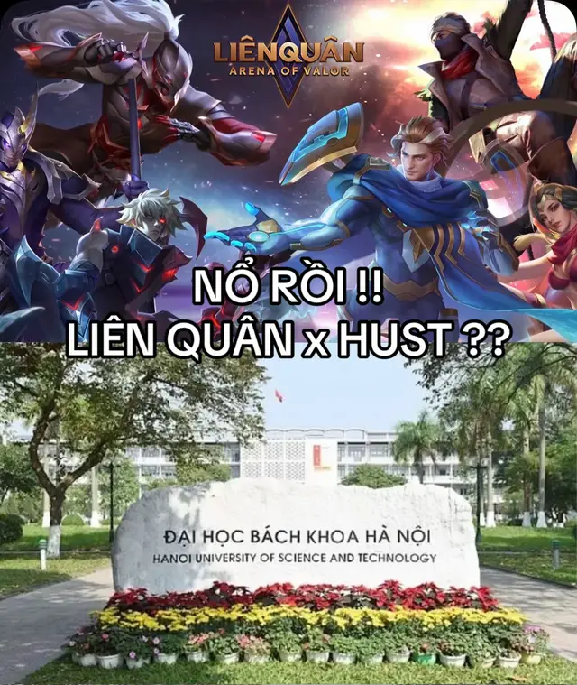 Nổ rồi nổ rồi! Gà rán xác nhận hợp tác với Bách Khoa ????? #lienquanmobile #aov #skinlienquan #hust #bachkhoahanoi 