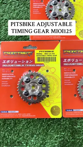 Pitsbike Adjustable Timing Gear — para sa smoother, stronger, at mas responsive na performance ng Mio i 125 / M3. Perfect for fine tuning. #pitsbiketiminggear #mioi125timinggear #adjustabletiminggear #motorpartsandaccessories #fypシ゚viral🖤tiktok 
