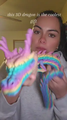 I have the small and large 3D dragons and these are just so fun #3ddragon #dragon #3dprinteddragon  #TikTokShopBlackFriday #3dprinted 