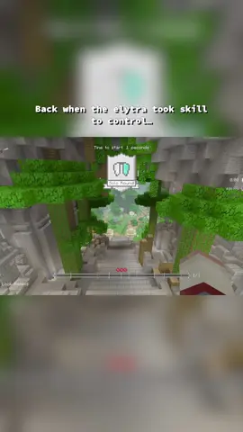 Back when the elytra took skill to control… #Minecraft 