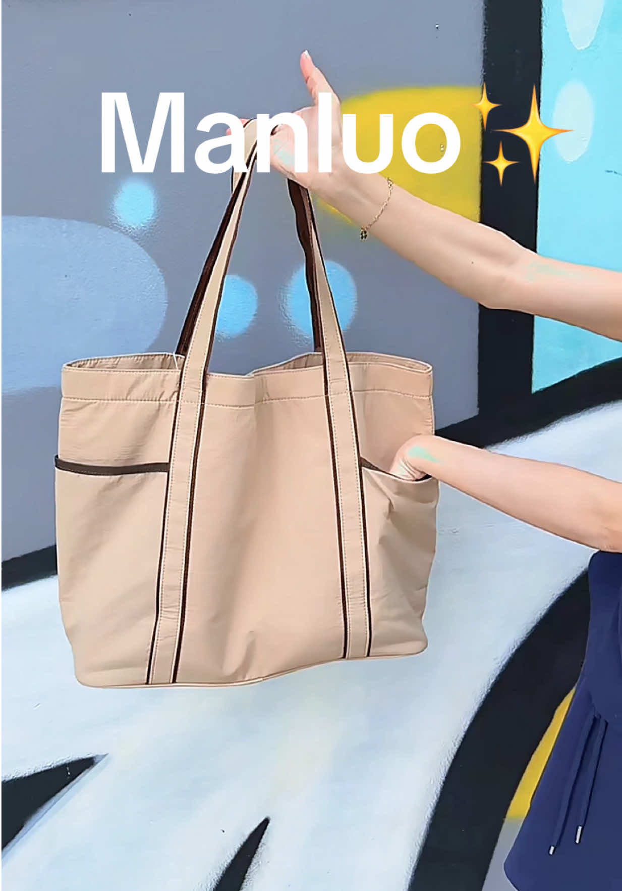 #กระเป๋าmanluo #manluo #กระเป๋าสะพายข้าง #กระเป๋ากันน้ํา #แป้งสไตล์🍀 