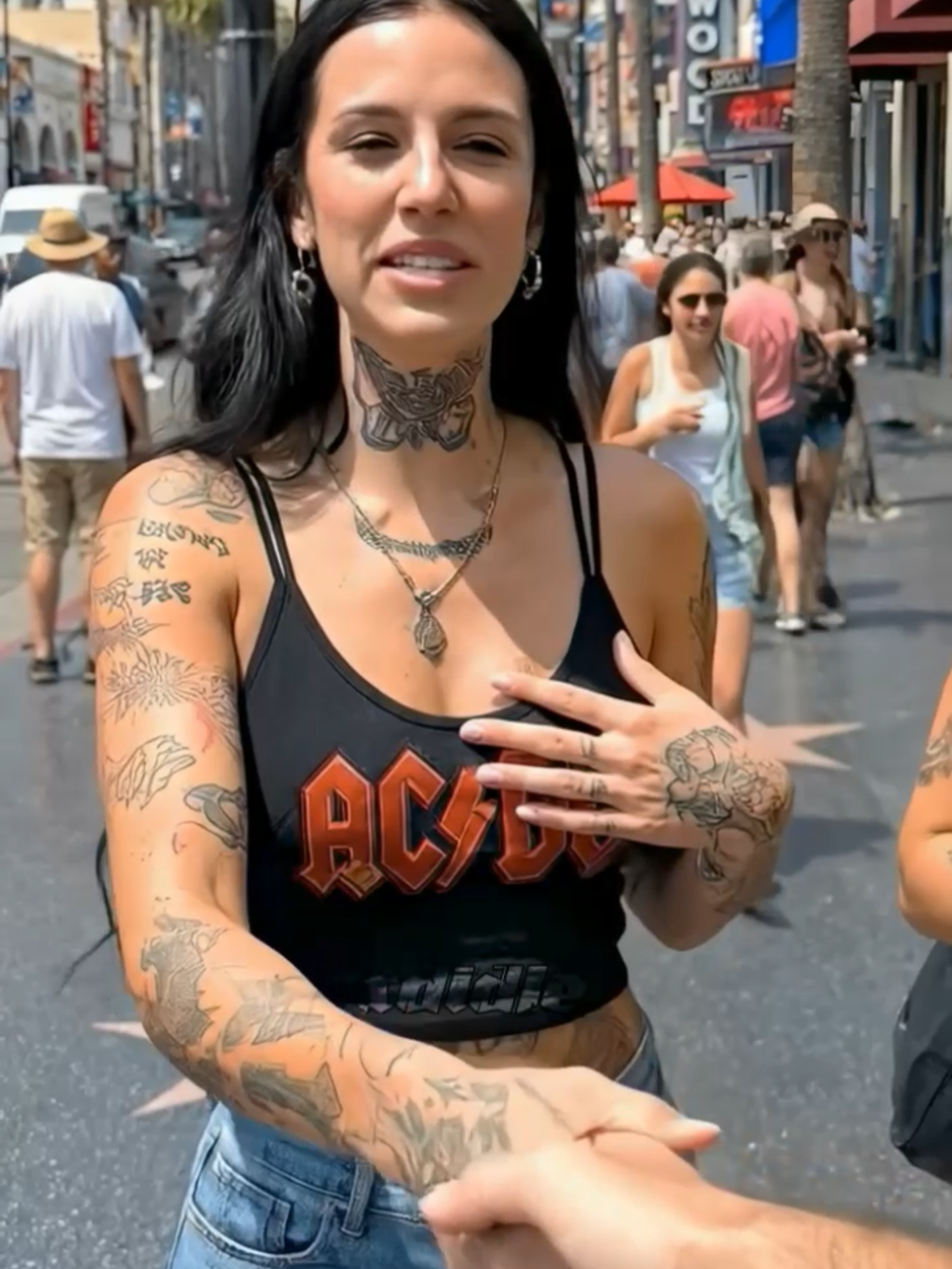 Just Met Some Cool AC/DC Fans! #acdc #hollywood #rock