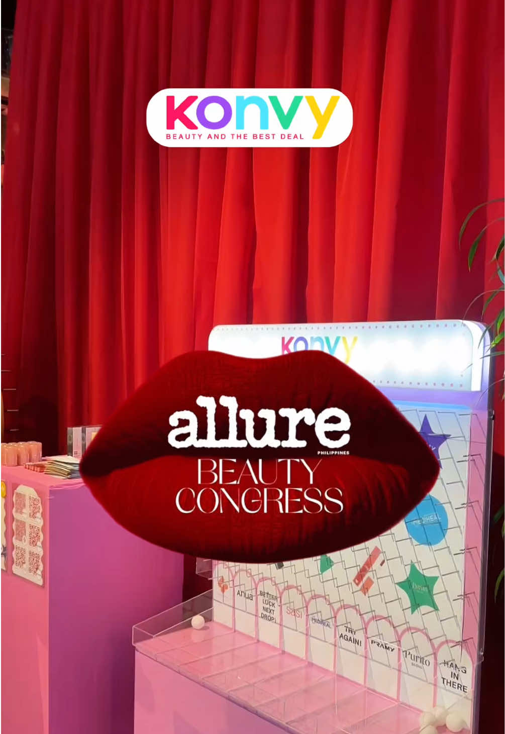 Hey Konvy Krew! 💖 We’re here at Allure Beauty Congress and it’s the LAST DAY today!  Drop by our booth for a chance to grab exciting goodies from 4U2 Cosmetics, Anua, Sasi, Pramy, Purito Seoul, and Mediheal ✨ @allurephilippines @4u2cosmeticsph @anua_ph @sasi_official.ph @mediheal_ph  See you there! 💄 #KonvyPH #allurephilippines #allurebeautycongress