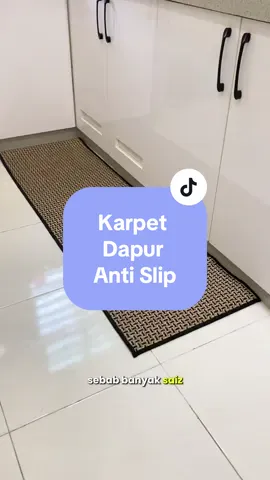 Yang cerewet pilih material alas kaki, I janji yang ni takkan buat korang kecewa! #alaskaki #alaskakidapur #karpetdapur #dapur #kitchenmat 