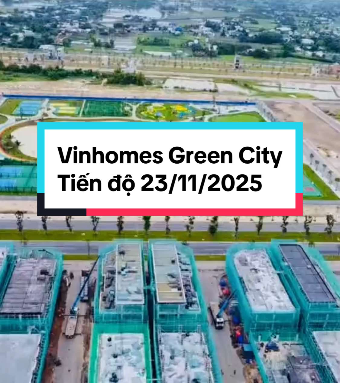 Tiến độ Vinhomes Green City mới nhất 23/11/2025 #VinhomesGreenCity #vinhomeslongan #vinhomesgreenparadise #DT823D 