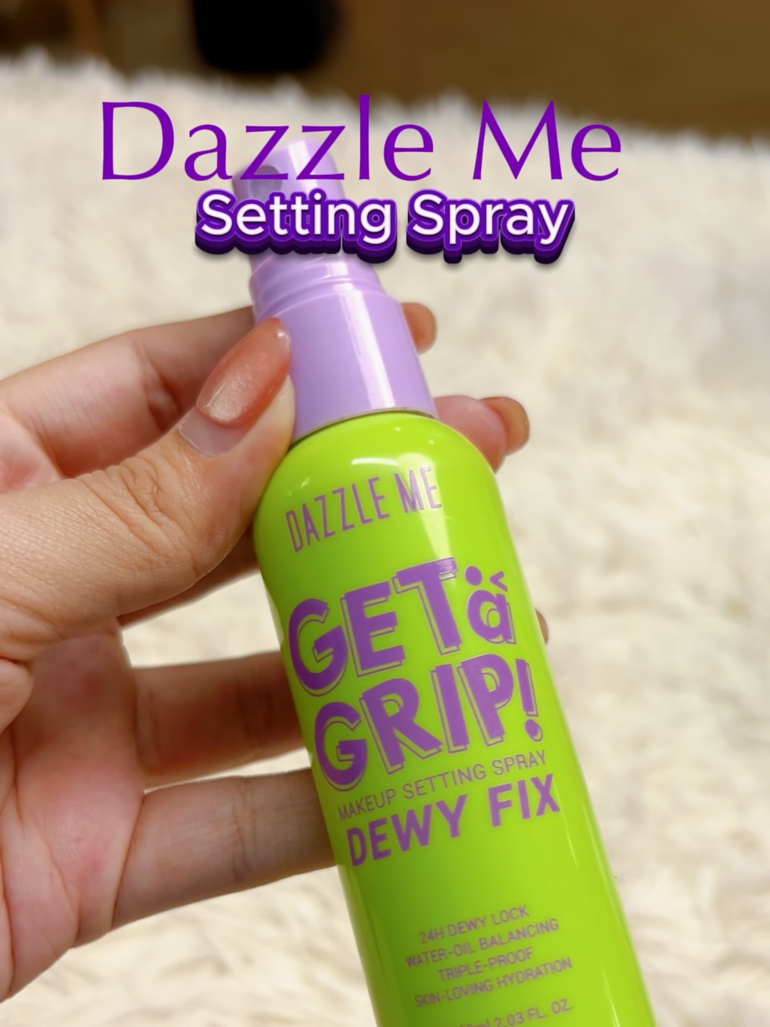 สเปรย์ล็อกผิวตัวนี้คือ ของดีที่ต้องมี✨ ฉีดปุ๊บ หนึบกำลังดี เมคอัพติดทน หน้าโกลว์สวยทั้งวัน ทั้งไม่เยิ้ม#โปรลดแรง #ddbeauty #รีวิวของดีบอกต่อ #ป้ายยาtiktok #ฟีดดดシ #dazzelme #สเปรย์ล็อคเมคอัพ