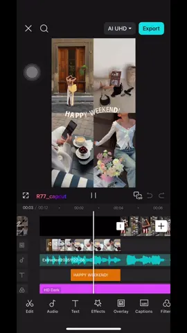 #CapCut || happy weekend #templatecapcut #minivlog #weekend #trending 