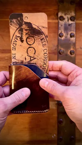 The Austin Wallet Luxury, when done right, doesn’t announce itself. It waits to be discovered. The Austin Wallet is crafted from marbled blue and brown Shell Cordovan—a leather so rare it’s spoken about more often than it’s seen. From the Rocado tannery in Italy, each hide is polished and hand-glazed until it catches the light like rippling water over dark stone. The marbling—part accident, part alchemy—ensures that no two are ever the same. Made from just two pieces of Shell Cordovan, hand cut, hand sewn, and hand burnished to a mirror finish, it carries only what you need: up to ten cards, folded or unfolded cash, and the quiet satisfaction of owning something built to outlast everything inside it. A tuck-in flap closure keeps your essentials secure, elegant in its simplicity. No zippers, snaps, or compromises—just form refined down to its essence. It slips easily into a front pocket or jacket interior, where it belongs. Every edge tells the story of the maker’s patience. Every surface reflects your own. The Austin Wallet. When simplicity dares to be exquisite. #krebsandco #leather #handmade #SmallBusiness #edc        