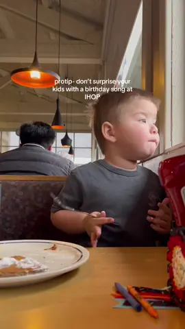 doomed him with social anxiety 🤣 it’s a core memory now #ihop #birthday @IHOP 
