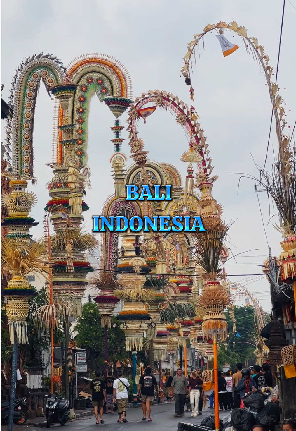 Festival Penjor Bali 2025 😍 #penjor #festivalbali #baliculture #visitbali #explorebali 