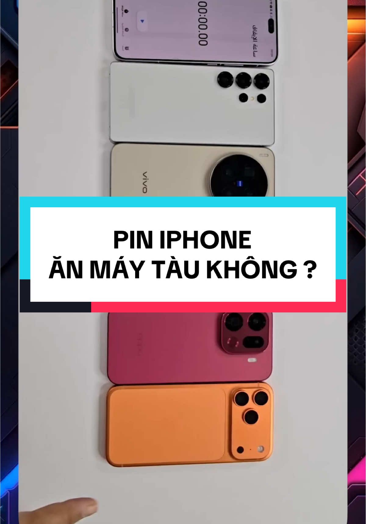 PIN 5000 CỦA IPHONE ĂN NỔI PIN 7000 CỦA ANDROID KHÔNG #yeucongnghe #chienthandinhgia #thucudoimoi #LearnOnTikTok 