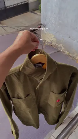 House Of Smith Work Jacket Clover Boxy Cord Army & Brown. #houseofsmith #workjacket #jakethouseofsmith #jackethouseofsmith #jacket 