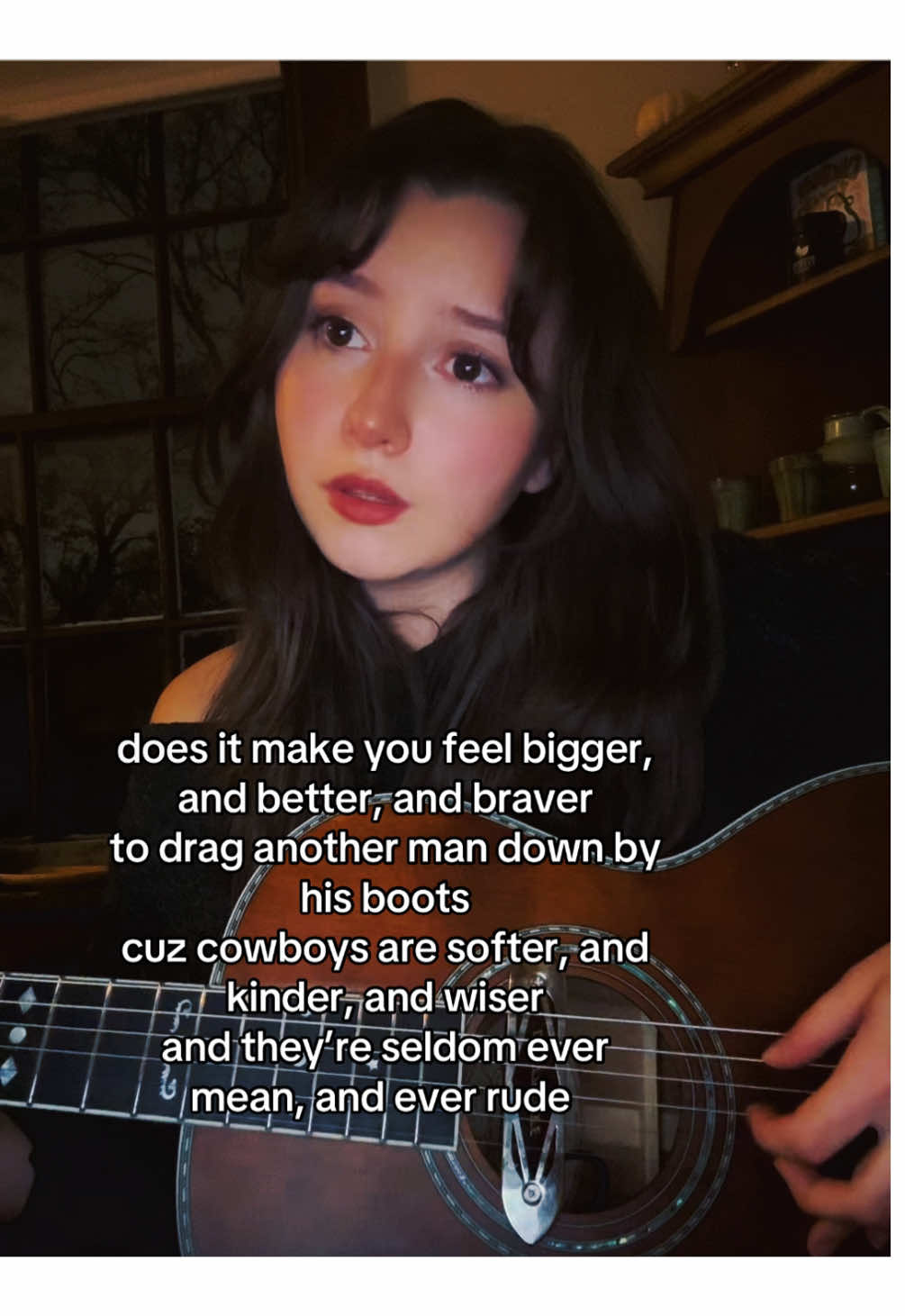 For to love is much more dangerous! Than to face the Wild West! #annabatesmusic #whatthefolk #lyrics_songs #cowboy 