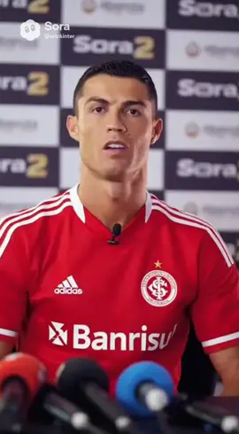 CR7 Cristiano Ronaldo assina pelo Internacional #inter #sci #colorado #gremio #tricolor  A.I generated