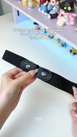 Lỡ mua quần eo hơi rộng thì không lo , vì đã có em thắt lưng lười này rồi 👏🏻 ##thatlungluoi##thatlungcogian##thatlung##thatlungnu##review