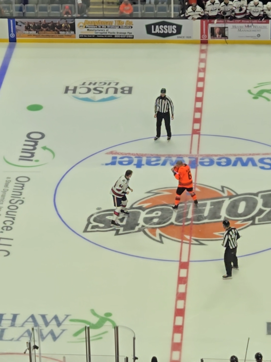 What a night! GO KOMETS!! #nicoblachman #fortwaynekomets #letsgokomets #fortwayne #hockey 