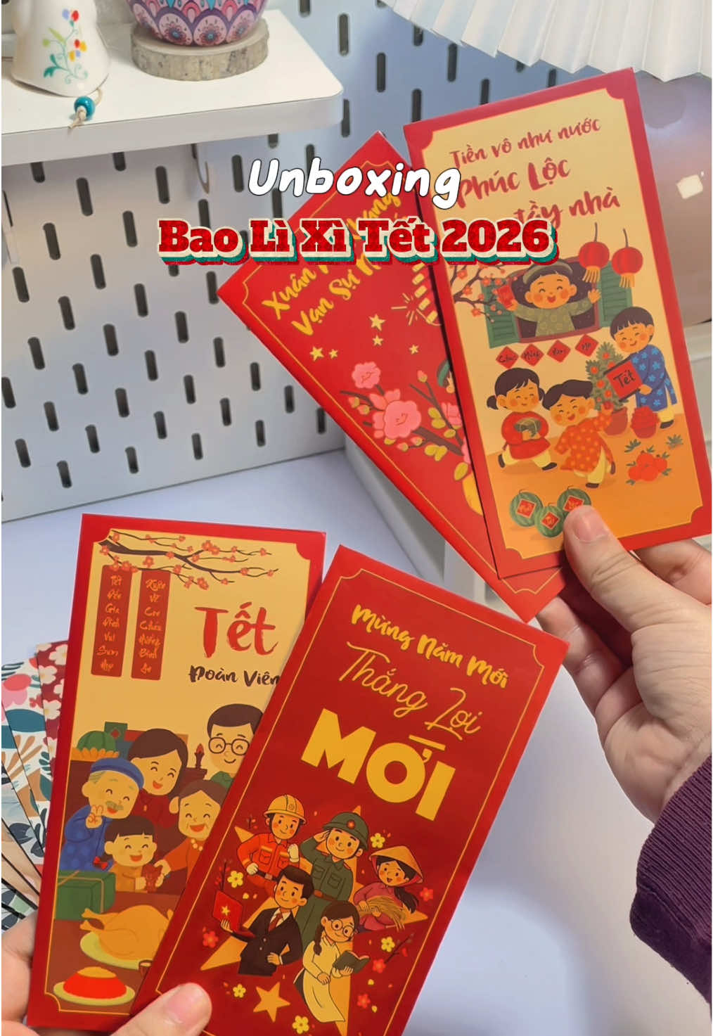 Unboxing Bao Lì Xì Tết 2026  #baolixi #tet2026 #happynewyear #xuan2026 #xh 