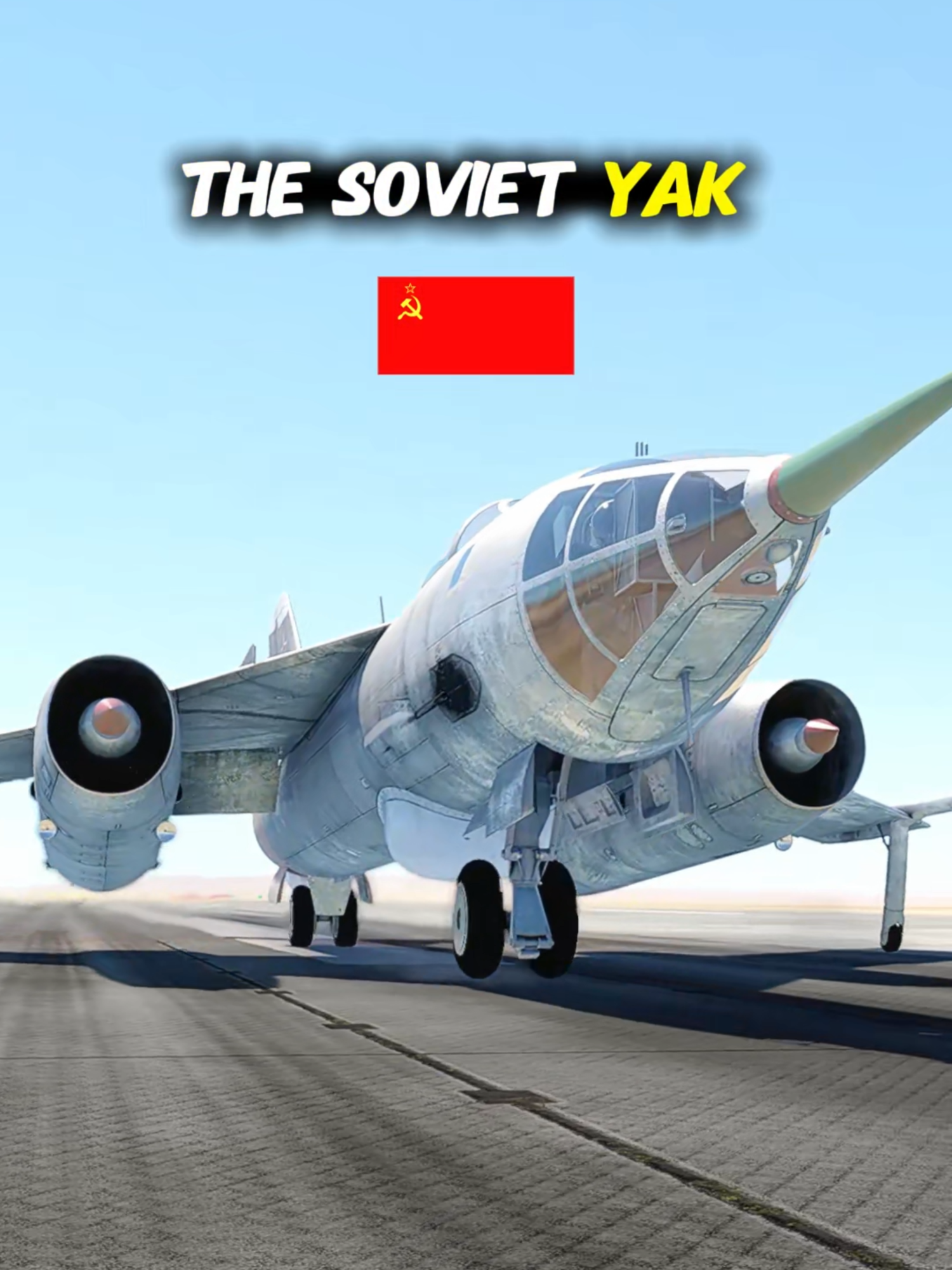 The Yak 28's Bicycle Landing Gear