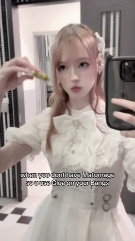 the way it actually worked help me #matomage #bangs #glue #fypppppppppppppp #fypage 