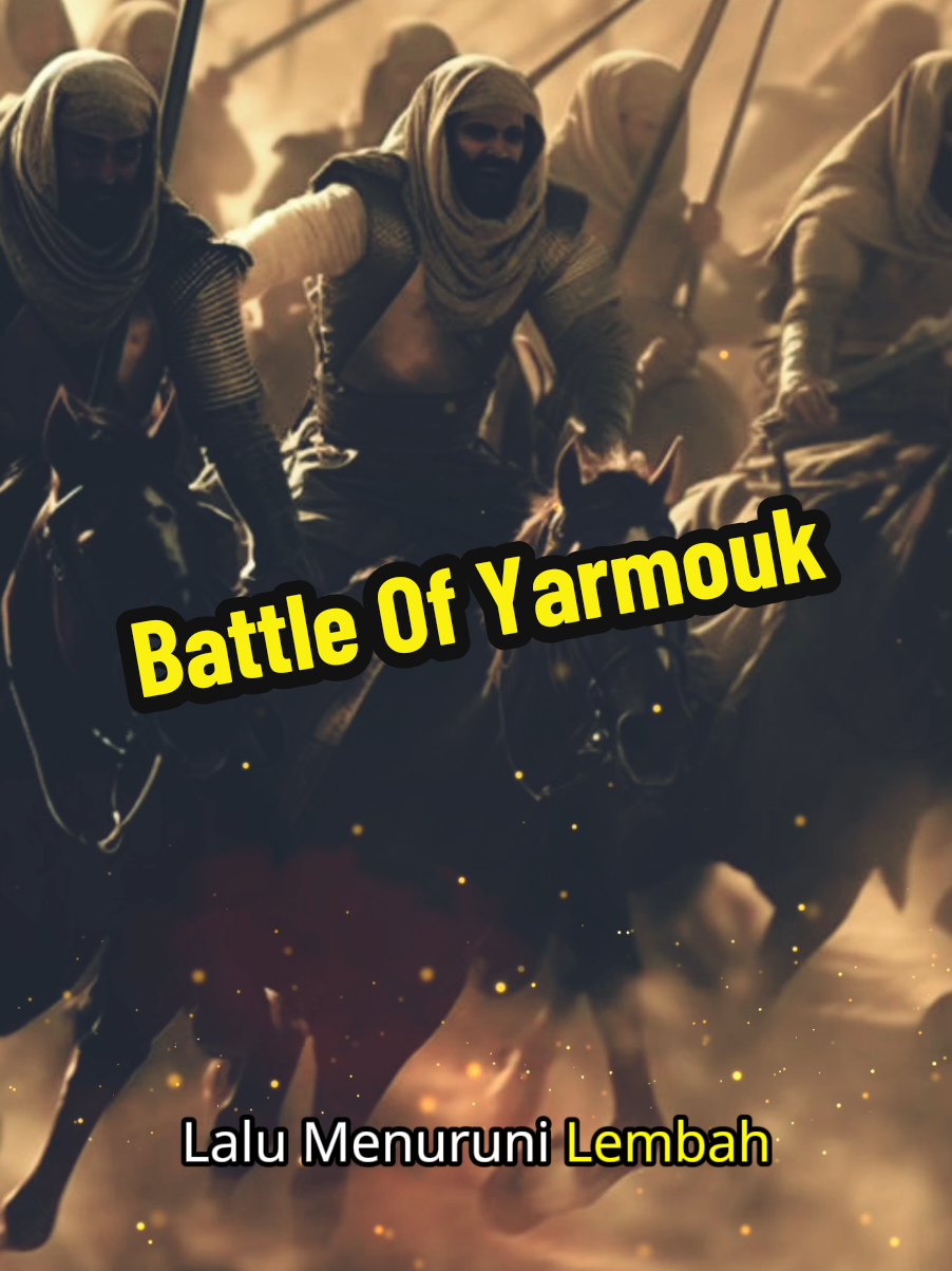 Di lembah Yarmuk, sejarah tak cuma ditulis dengan pedang… tapi dengan hati yang yakin bahwa pertolongan Allah lebih dekat daripada rasa takut kita sendiri. Dan hari itu, kaum kecil yang diremehkan dunia—menggulung imperium terkuat di muka bumi.. “Karena keberanian… bukan soal jumlah. Tapi tentang keyakinan siapa yang berdiri di belakangmu.” #KsatriaLazuard #SejarahIslam #IslamicHistory #Yarmuk #KhalidBinWalid