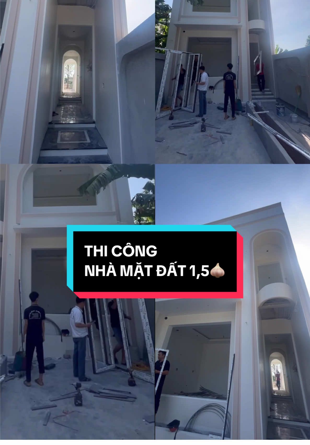 Trọn gói chi phí xây dựng nhà mặt đất  chưa đến 1,5 🧄  #nhadep #noithatdep #indohouse #thicongnhadep #thietkenoithat 