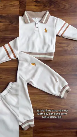 Set bộ nỉ thu đông cho bé #xuhuong #bonichobe#bothudongchobe 