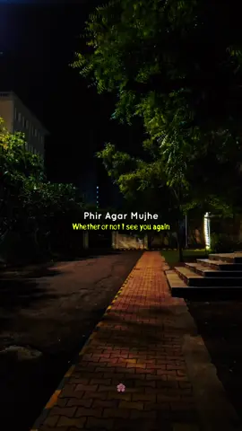 Phir Agar Mujhe Tu Kabhi Na Mile❤️‍🩹🥺 #fyp #fypシ゚viral #foryoupage #shreyaghoshal #hindisong 