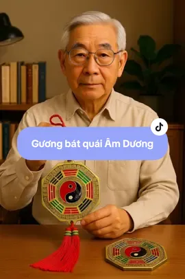 Gương bát quái Âm Dương#xuhuong #xuhuongtiktok #tailocmayman #phongthuytamlinh #guongbatquai 