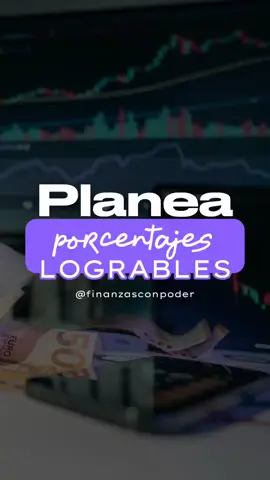 Planea porcentajes logrables 📊 📲Inscríbete a mis cursos sobre inversión en la bolsa de valores de Ne